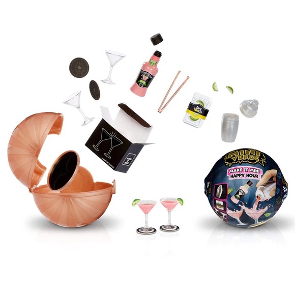 Lot of 3 Miniverse Happy Hour series balls capsules new unopened - Picture 4 of 5